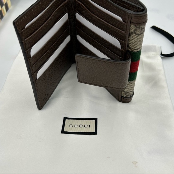 Unisex Gucci, Ophidia, GG French flap bifold wall made in Italy - Picture 2 of 10